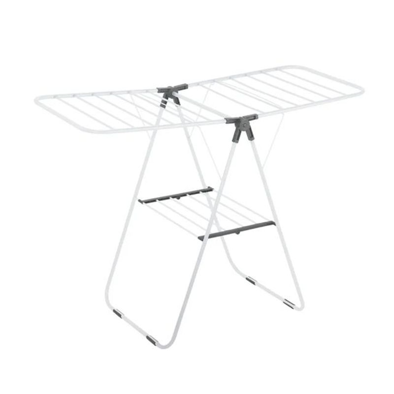 GENERICO - Tendedero plegable 1565x585x95cm blanco Bighouse