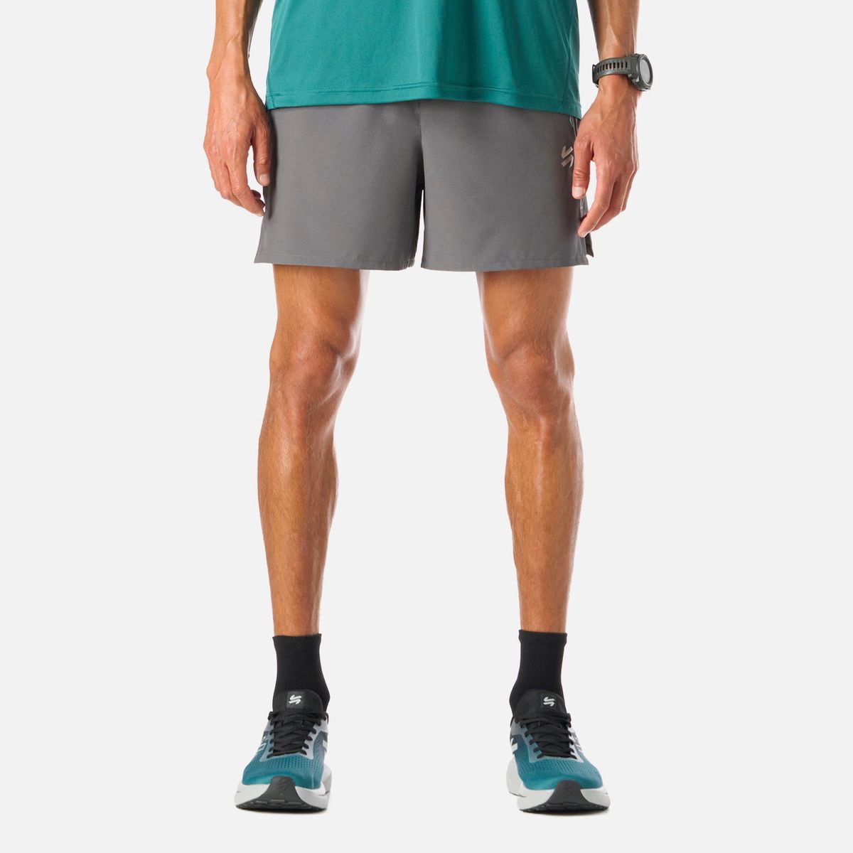 VULCANO - Short Deportivo Running 5" Hombre Tempo