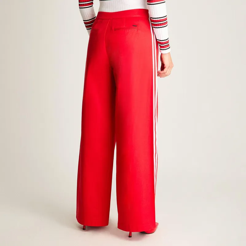 ACUARELA - Pantalón Cinta Costado Rojo