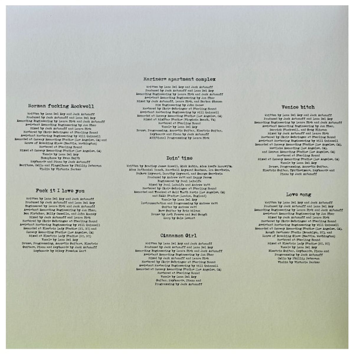 HITWAY MUSIC - LANA DEL REY - NORMAN FUCKING ROCKWELL 2LP - VINILO