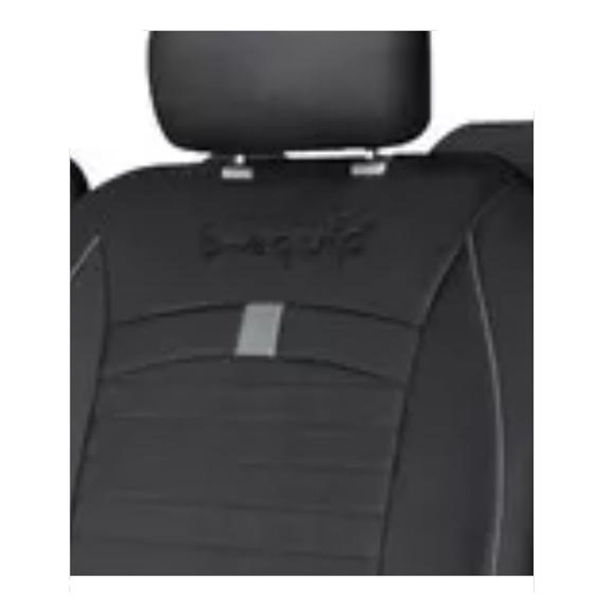 GENERICO - Fundas Cubreasiento B-Equip Ecocuero Universales Negro