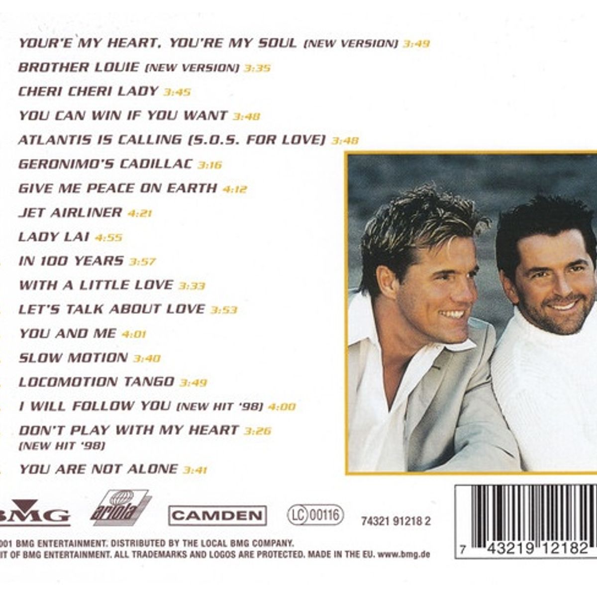 HITWAY MUSIC - MODERN TALKING - VERY BEST OF - CD
