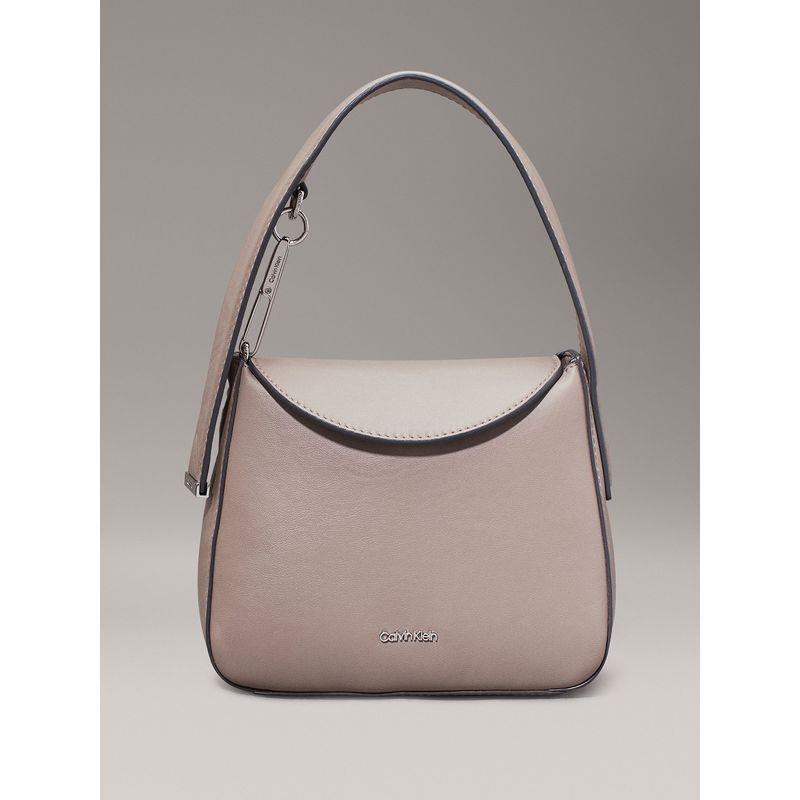 CALVIN KLEIN - Cartera de Mano Soft Sculpt Beige Calvin Klein