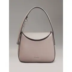 CALVIN KLEIN - Cartera de Mano Soft Sculpt Beige