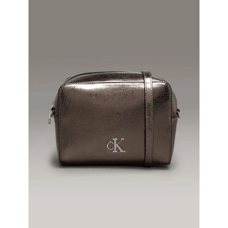 CALVIN KLEIN - Bandolera Monogram Tum Gris Calvin Klein