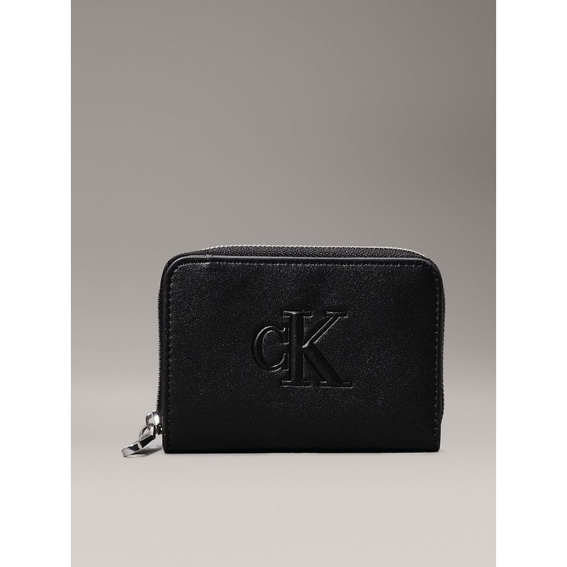 CALVIN KLEIN - Billetera Sculpted Negro Calvin Klein