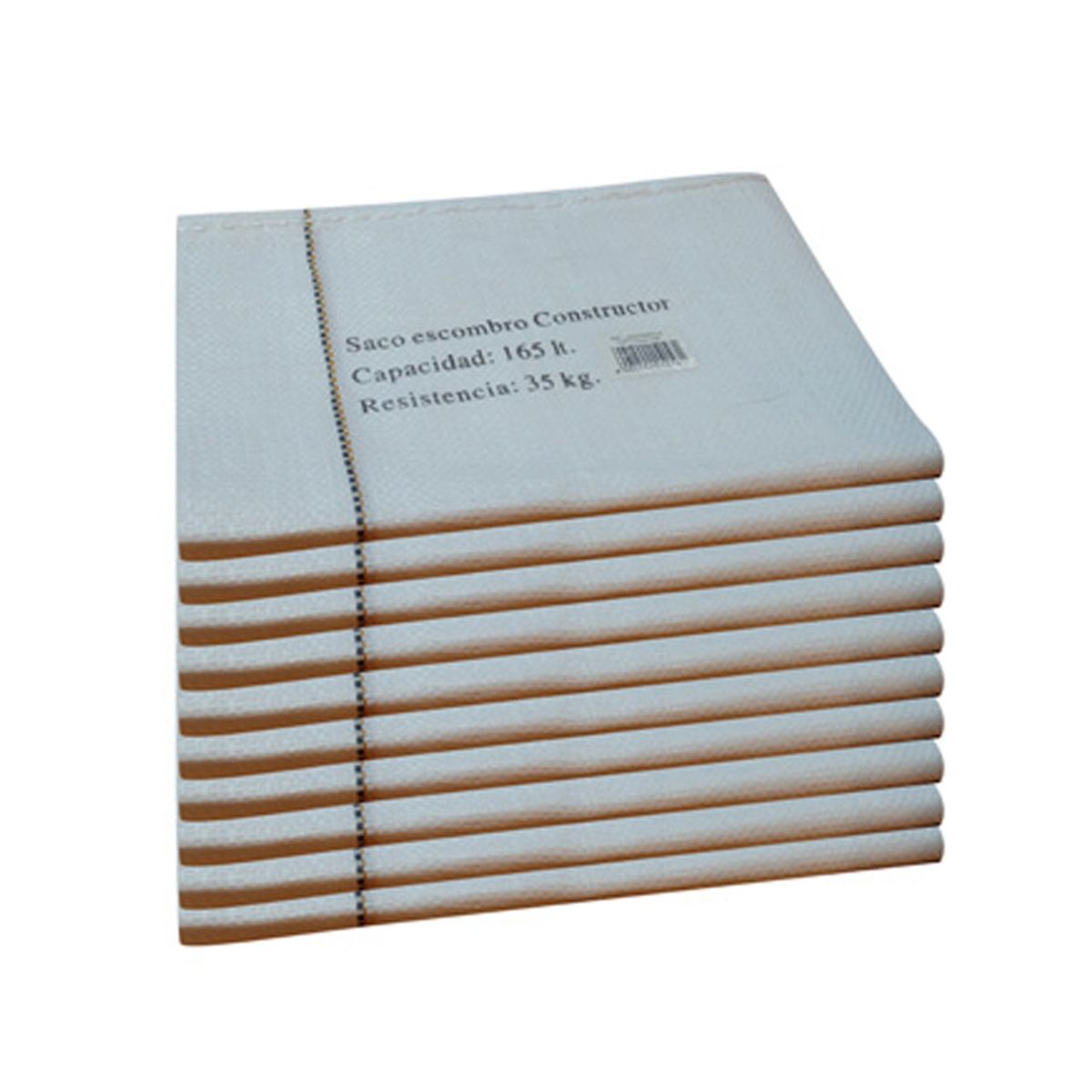 GENERICO - PACK  10 SACOS ESCOMBROS CONSTRUCTOR 35 KILOS