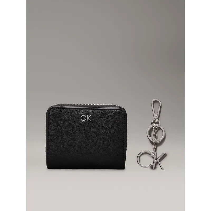 CALVIN KLEIN - Set de Regalo Billetera + Llavero Negro Calvin Klein