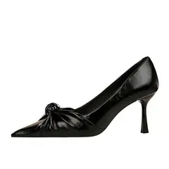 SHANDIAN - Zapato Formal Mujer Negro