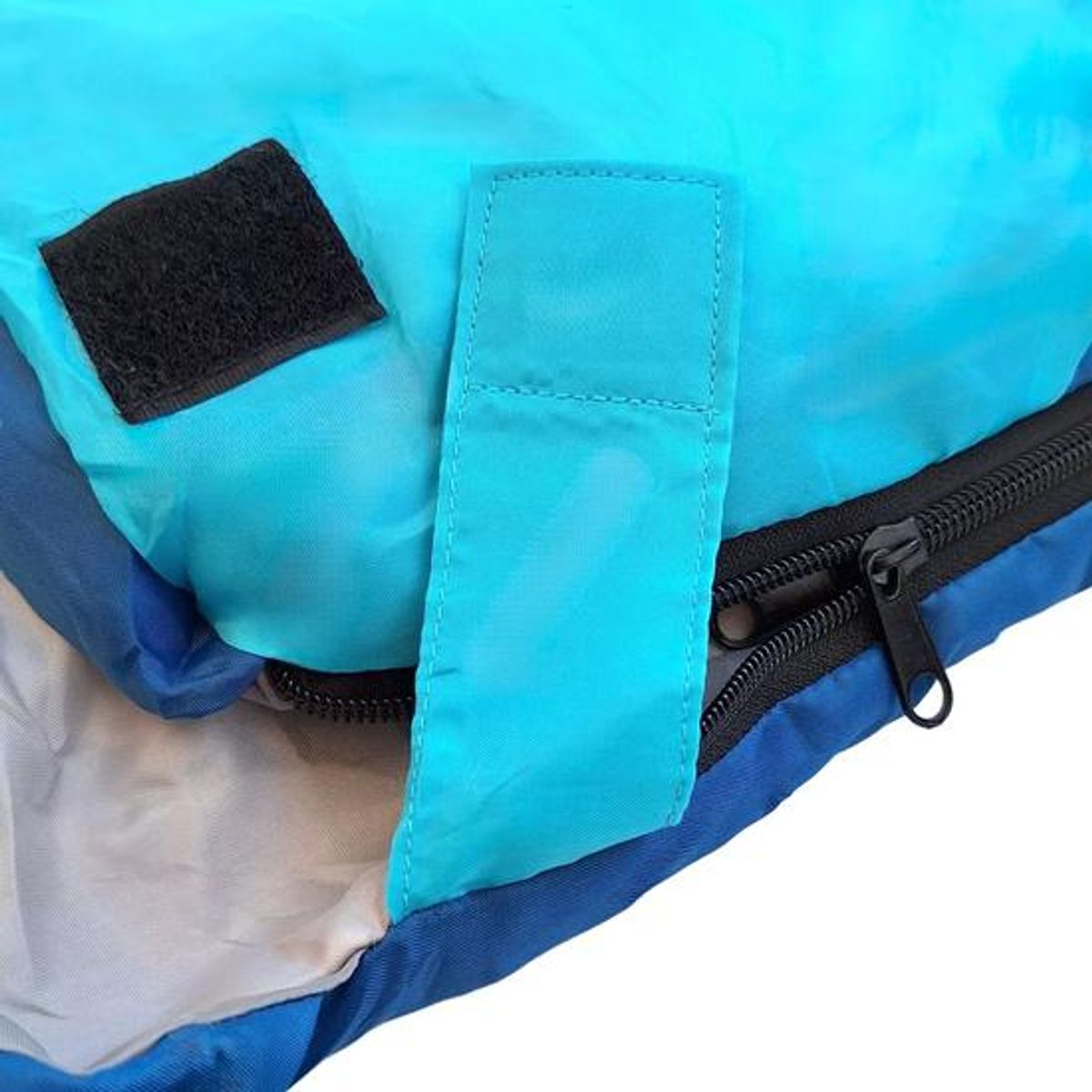 GENERICO - Saco de dormir ultra ligero verano +5º+25º 1200g azul