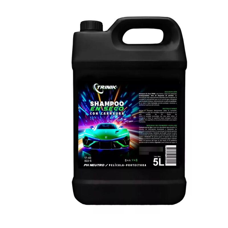 GENERICO - Shampoo Premium Snow Foam Con Cera Carnauba Trinik 5 L