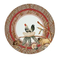 TUYO PRINT - Set 4 Bajoplatos Ranco - 35 cm. - con base -