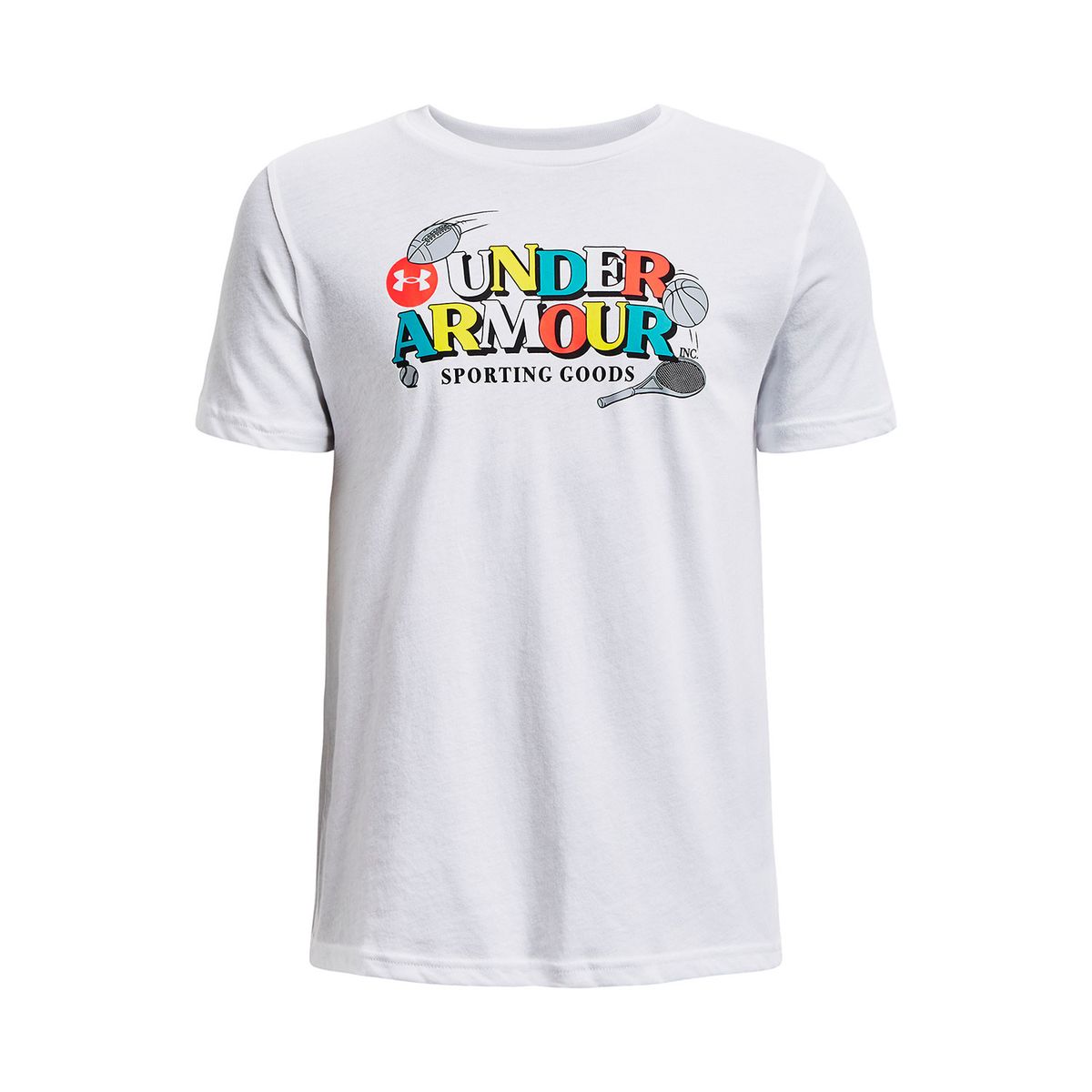 UNDER ARMOUR - Polera manga corta Sprting Gds niño Blanco UNDER ARMOUR