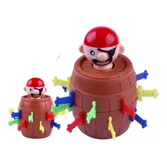 GENERICO - Juego De Mesa Pirata Saltarín Barril Juego Didáctico
