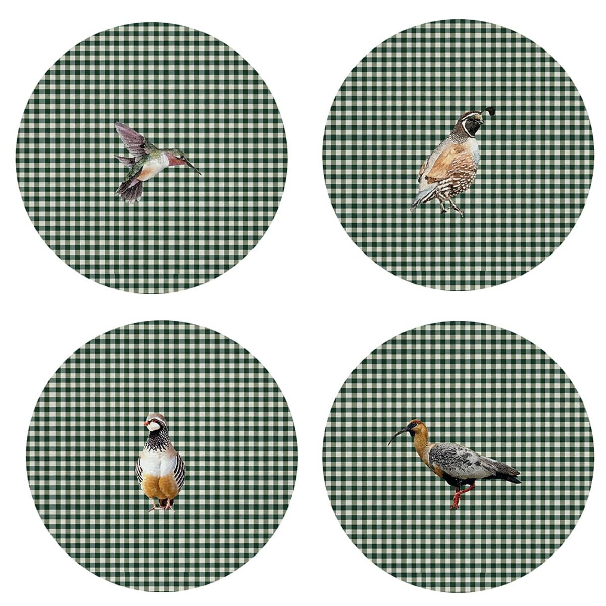 TUYO PRINT - Set 4 Bajoplatos Colchagua - 35 cm. - con base - Tuyo Print