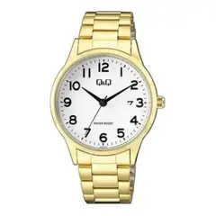 Q&Q - Reloj A482j004y Hombre Analogo Metal - Dorado