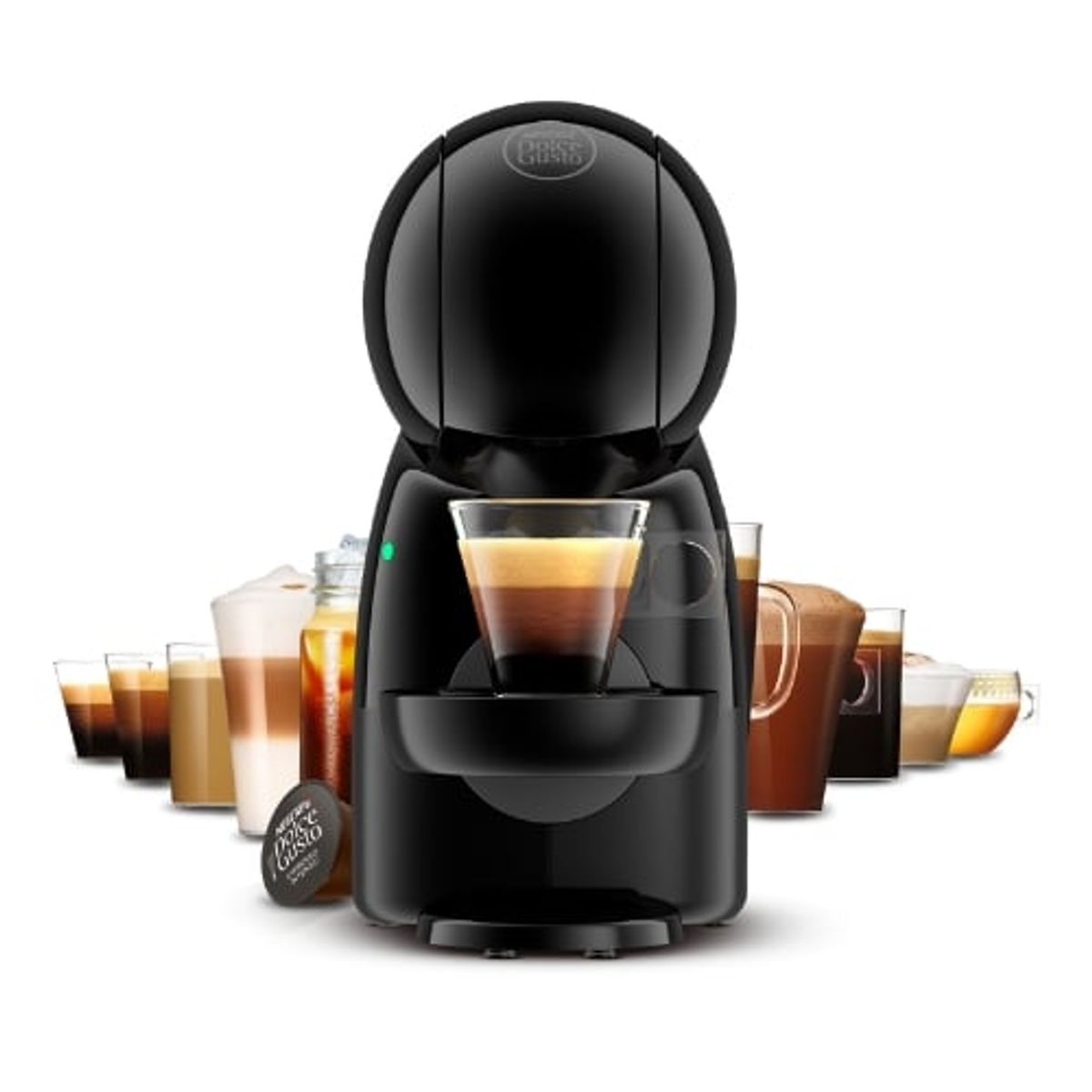 DOLCE GUSTO - Cafetera Piccolo Xs + Cápsulas De Café Lacteadas X3 Cajas