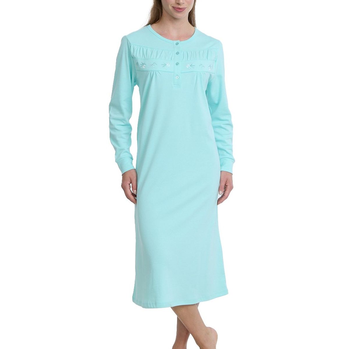 BECKIL - BECKIL COD 726 CAMISA ALGODON GAMUZA MANGA LARGA.-