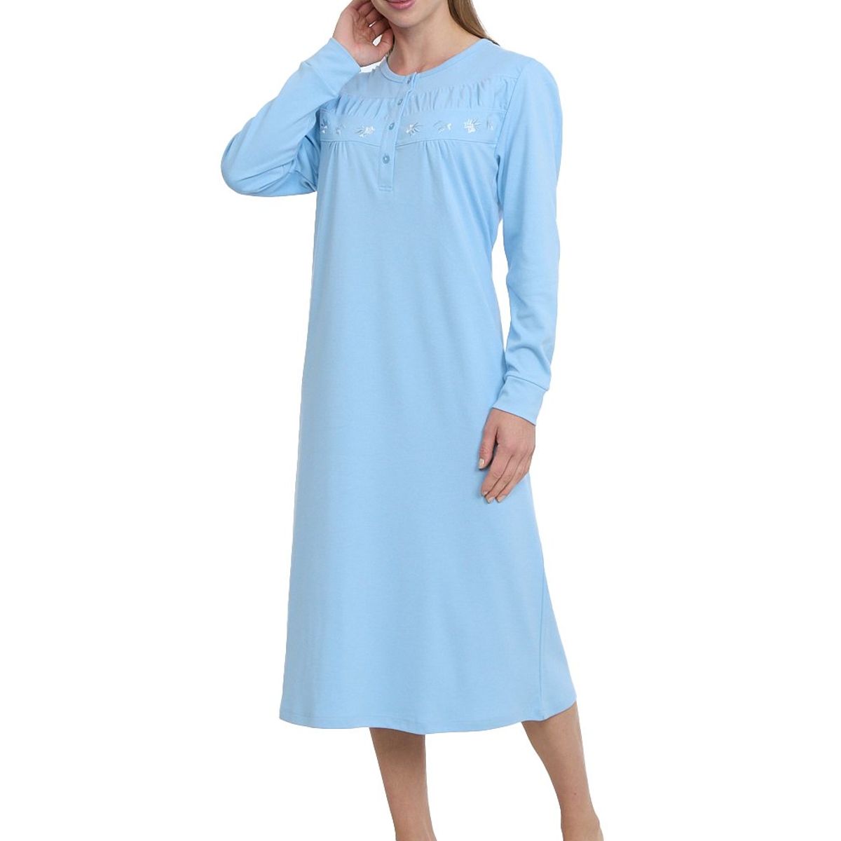 BECKIL - BECKIL COD 726 CAMISA ALGODON GAMUZA MANGA LARGA.-