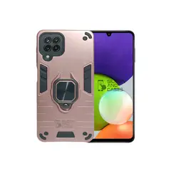 GENERICO - CARCASA ANILLO ANTIGOLPE PARA CELULAR SAMSUNG A22 4G COLOR COBRE
