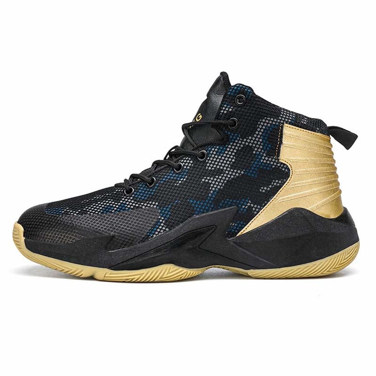 SHANDIAN - Zapatilla de Básquetbol Hombre Negro