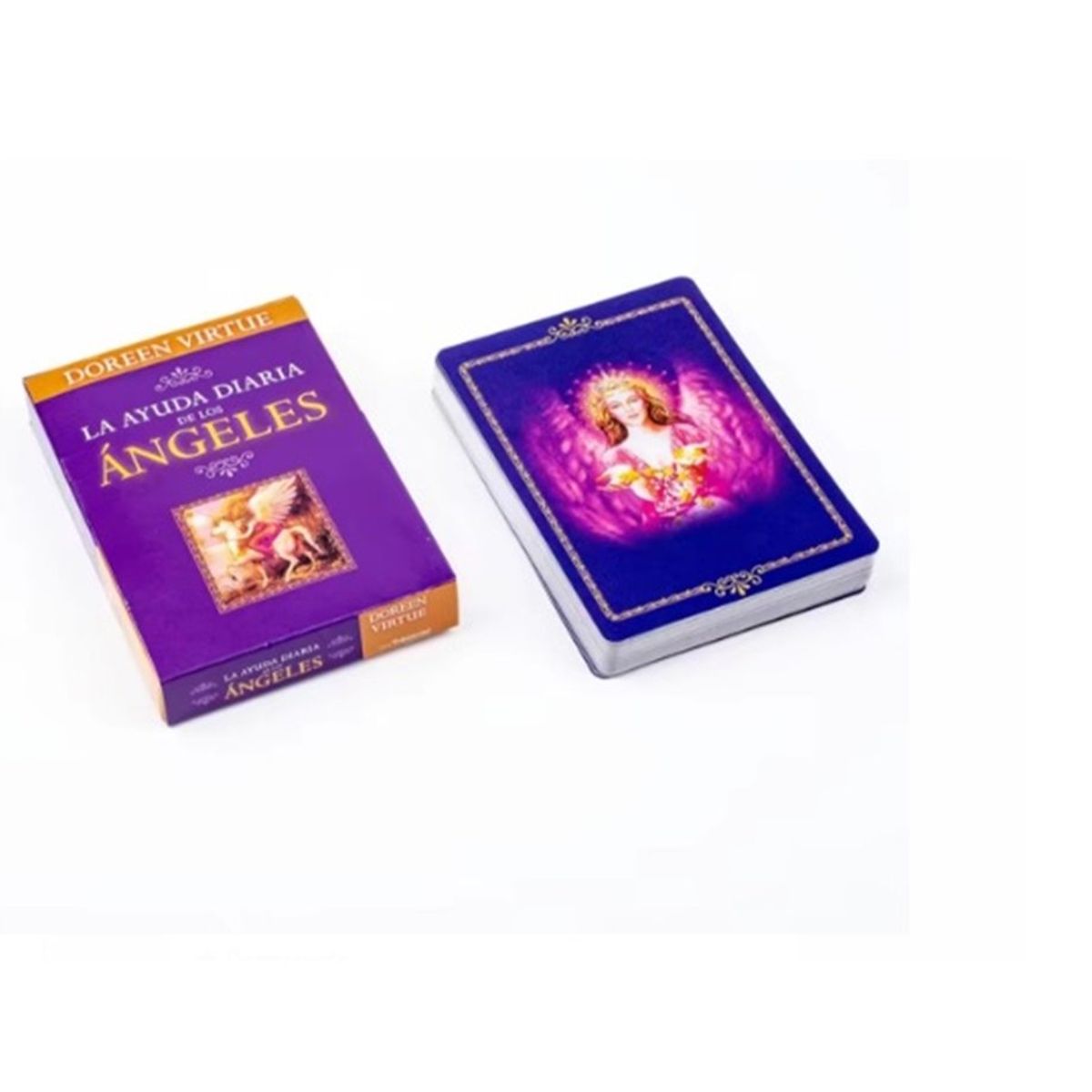 GENERICO - JUEGO 44 CARTAS TAROT AYUDA DIARIA DE LOS ANGELES EN ESPAÑOL