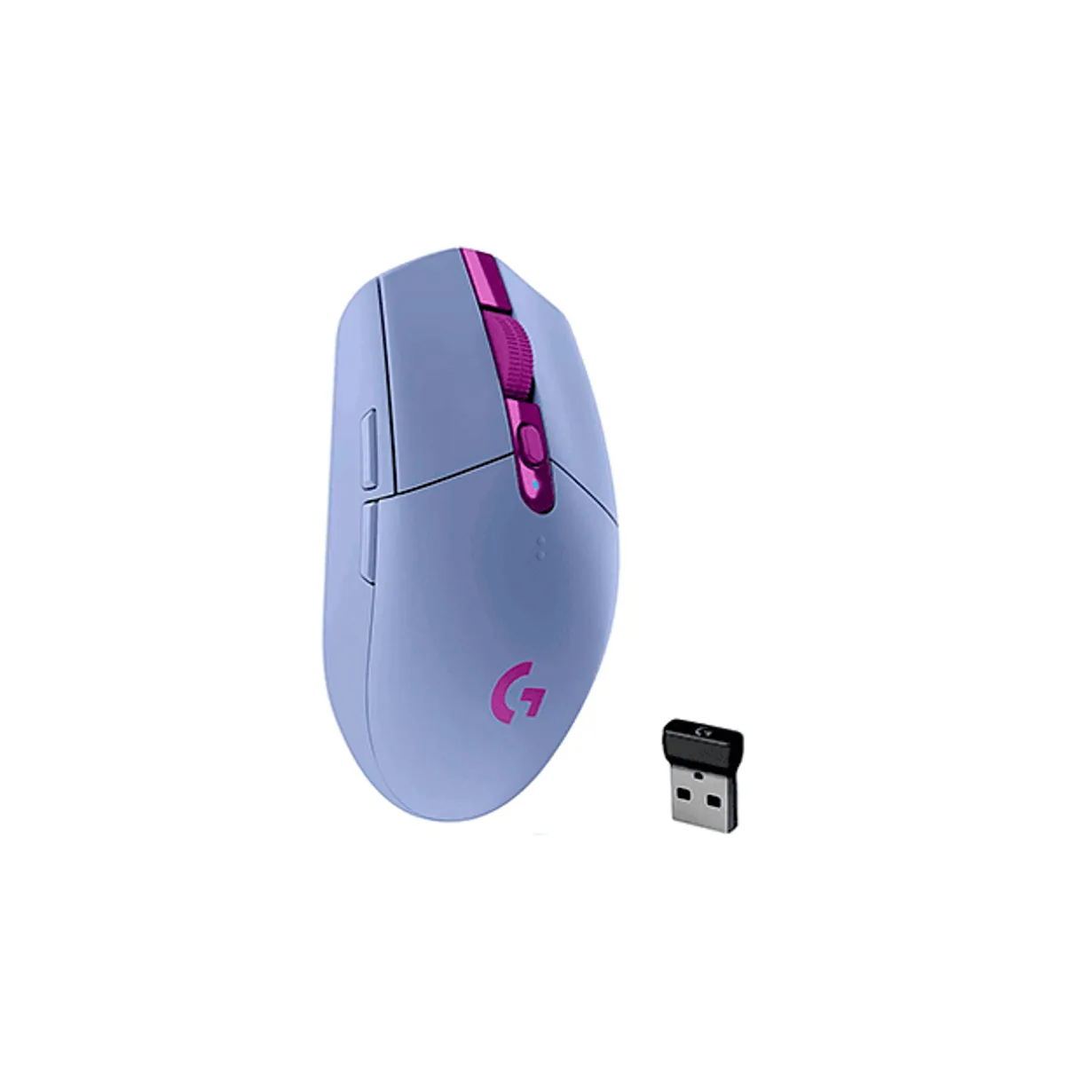 LOGITECH - Mouse inalámbrico Logitech G305 Lightspeed, Color Lila