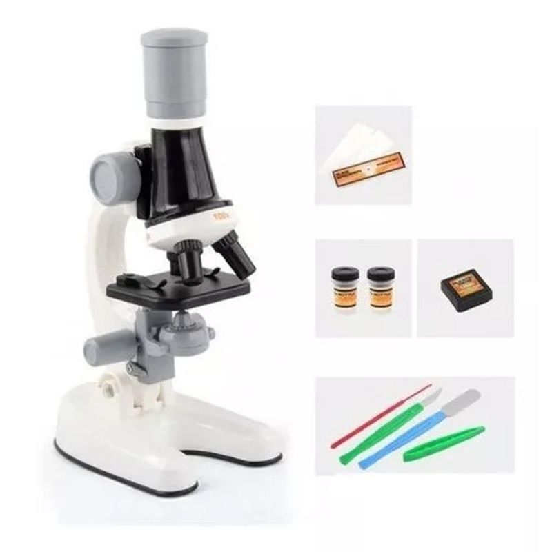 GENERICO - Microscopio Educativo De Juguete Para Niños Y Kit Accesorios