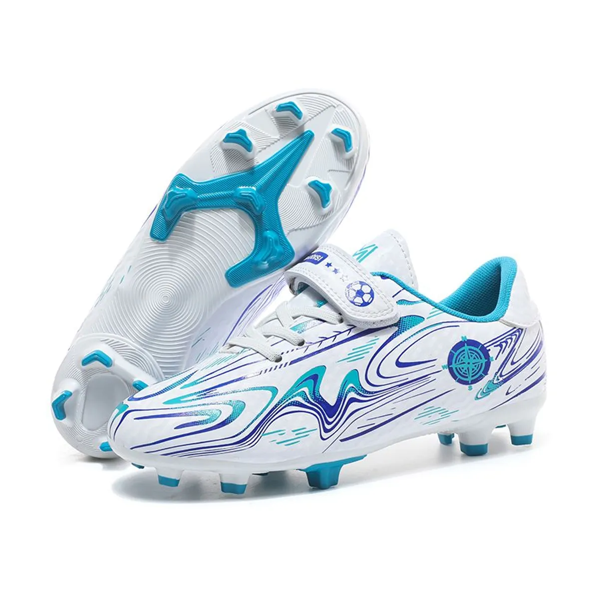 SHANDIAN - Zapatos de futbol ni?o FG zapatillas de futbol unisex ni?o