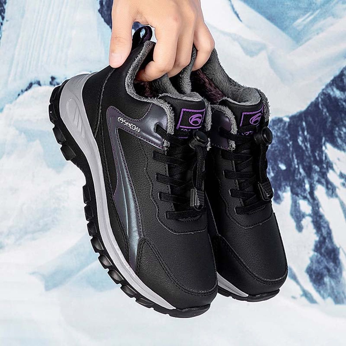 SHANDIAN - Bota temica chiporro hombre Negro