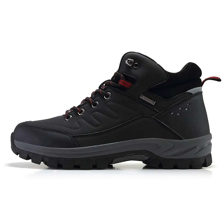 Zapatillas botin de hombre trekking temico invierno Negro