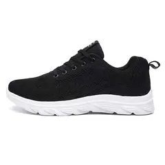 SHANDIAN - Zapatillas Running Hombre Negro