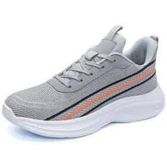 SHANDIAN - Zapatillas Running Hombre Gris