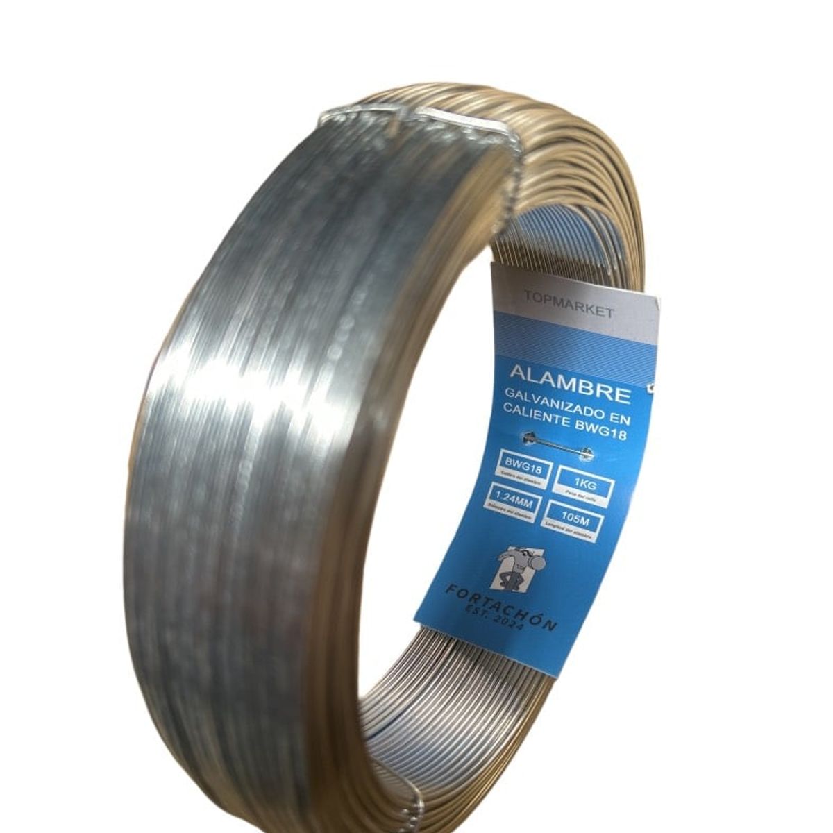 GENERICO - Alambre Galvanizado Multiuso N18  1000gr