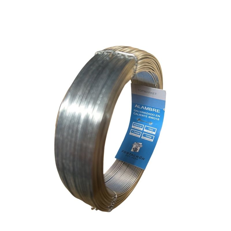 GENERICO - Alambre Galvanizado Multiuso N18  1000gr