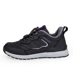 SHANDIAN - Bota temica chiporro impermeable mujer Negro