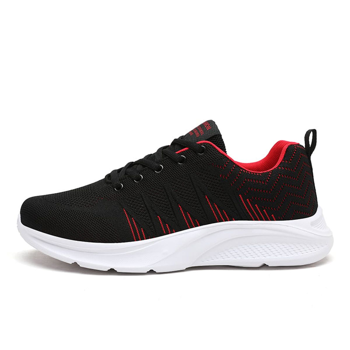 SHANDIAN - Zapatillas Running Hombre Rojo