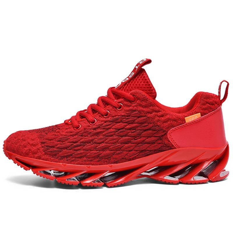 SHANDIAN - Zapatillas Deportivos Hueco Hombre Rojo