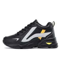 SHANDIAN - Zapatillas Plataforma Mujer Amarillo