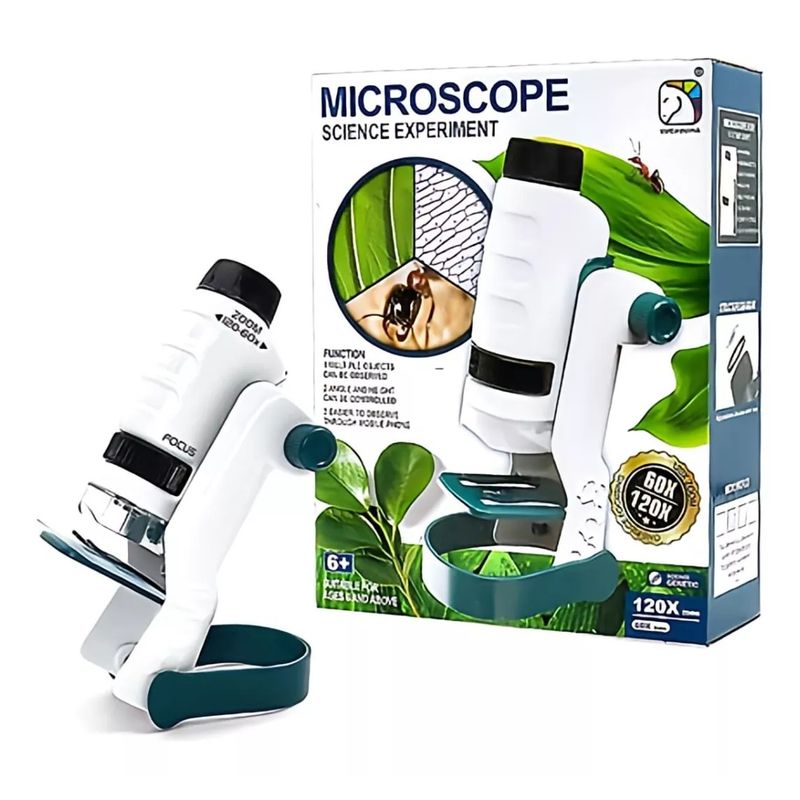 GENERICO - Microscópico Educacional Portátil Para Niños