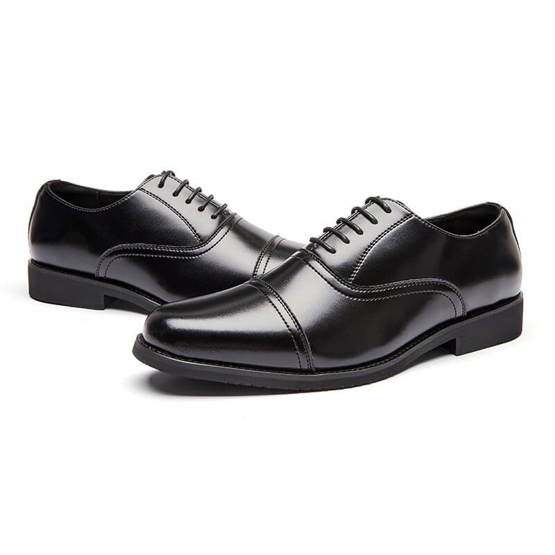DANWEILE - Zapato Formal Hombre Cuero Negro Guante