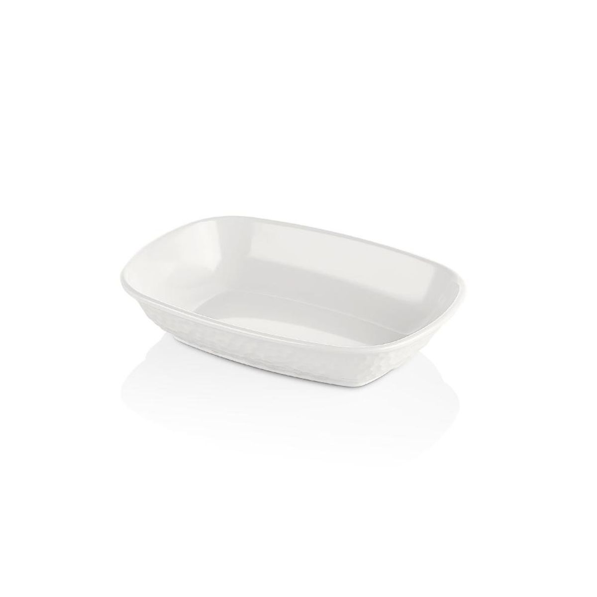 GENERICO - POCILLO MELAMINA RECTANGULAR BLANCO 17 X 125 X 34 CM LINEA KPLUS - Blanco