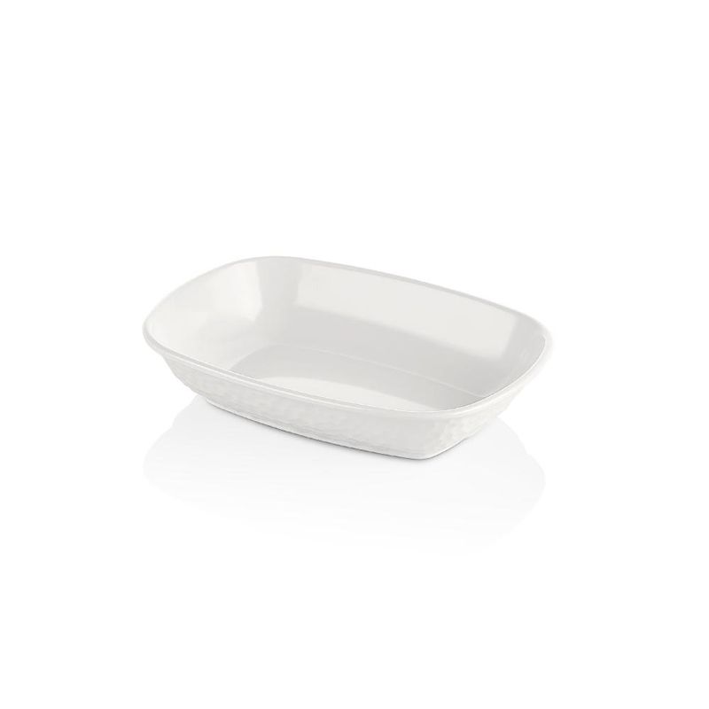 GENERICO - POCILLO MELAMINA RECTANGULAR BLANCO 17 X 125 X 34 CM LINEA KPLUS - Blanco