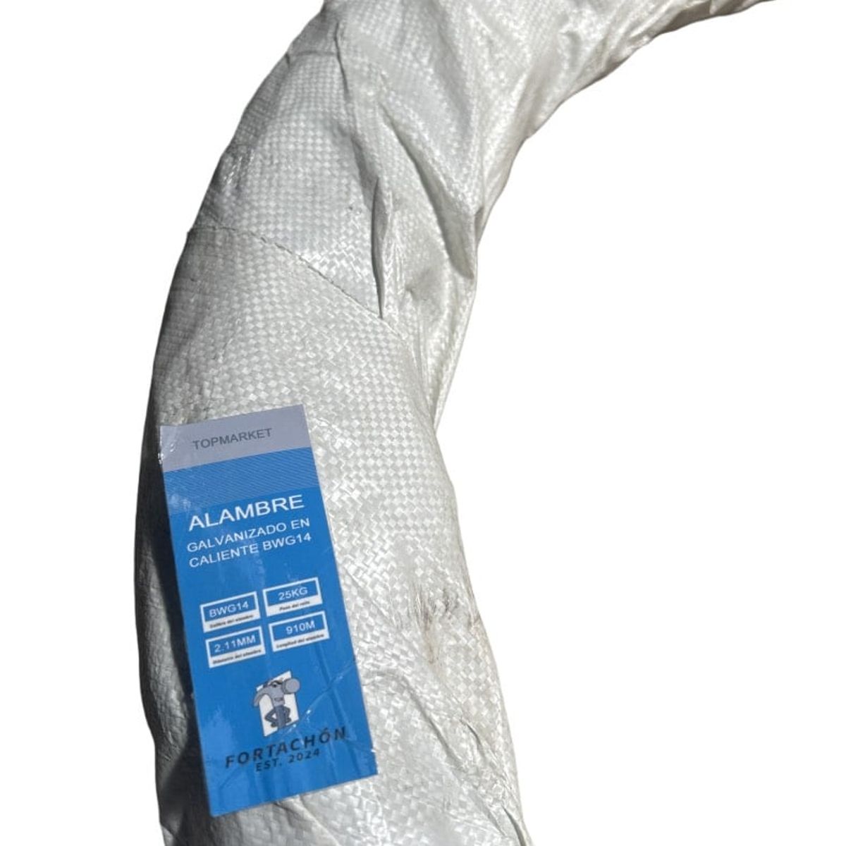 GENERICO - Alambre Galvanizado Multiuso N14  25 Kg