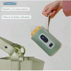 GENERICO - Calentador de biberones portátil usb verde 00152VE