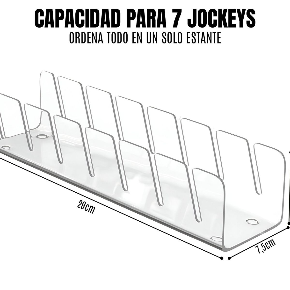 GENERICO - Estante Para Gorras Organizador De Jockeys Porta Colgador