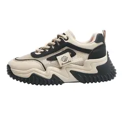 SHANDIAN - Zapatillas Plataforma Mujer Negro