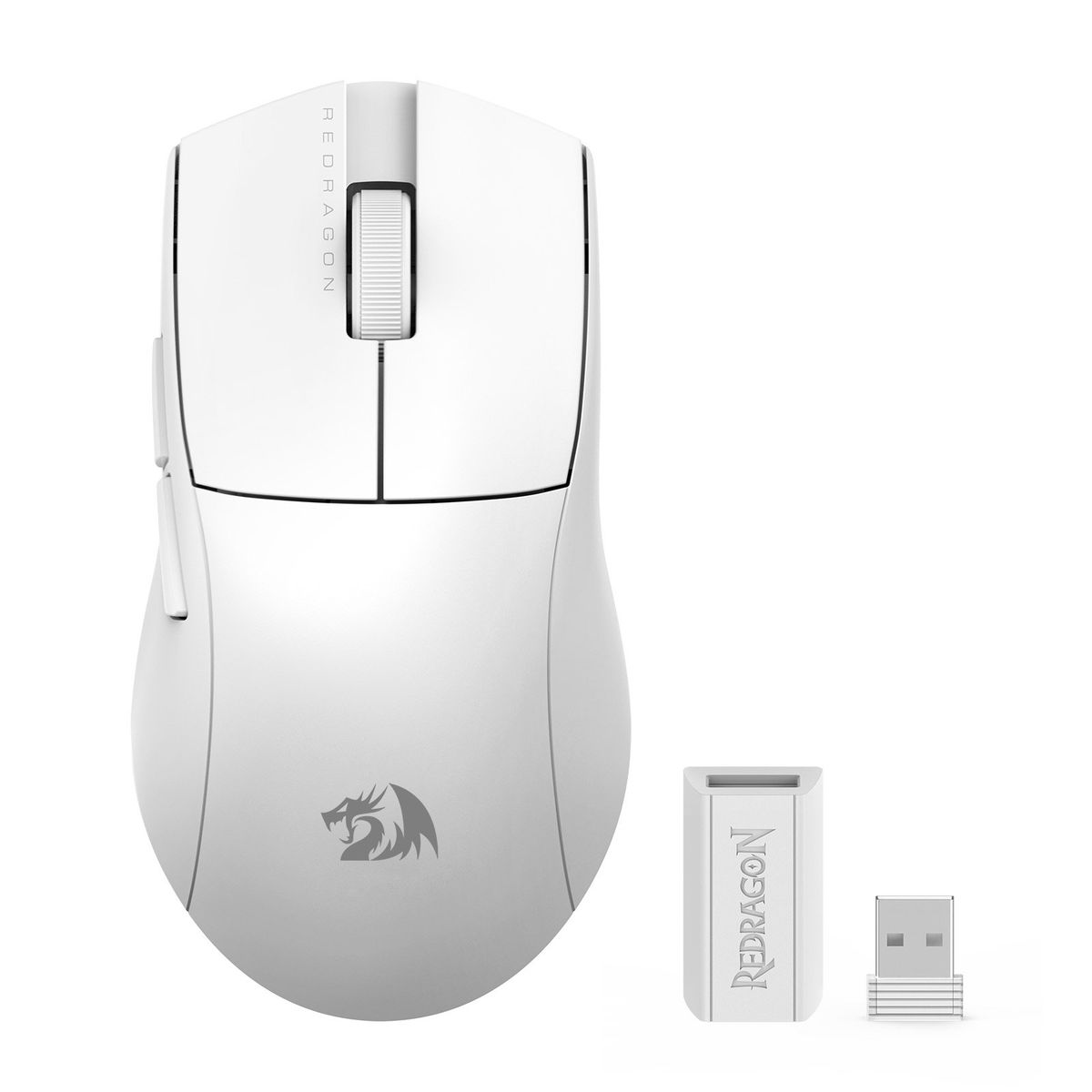 REDRAGON - Mouse Gamer Redragon King Pro M916 - 1K Hz - Blanco