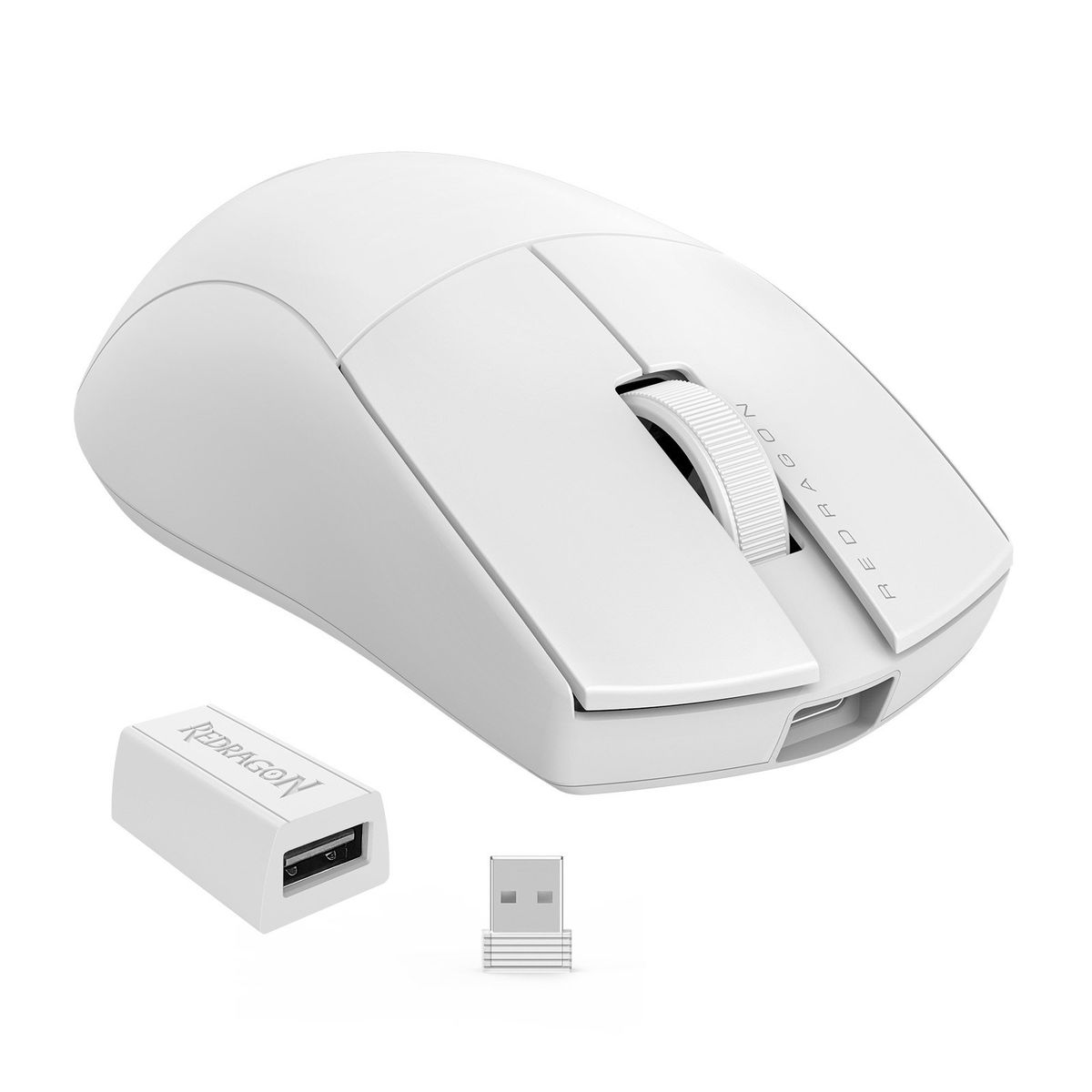 REDRAGON - Mouse Gamer Redragon King Pro M916 - 1K Hz - Blanco