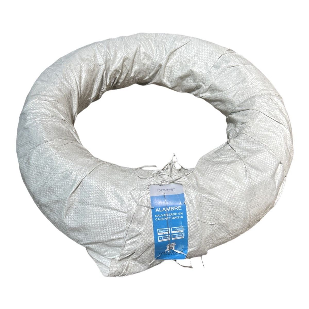 GENERICO - Alambre Galvanizado Multiuso N18  25 Kg